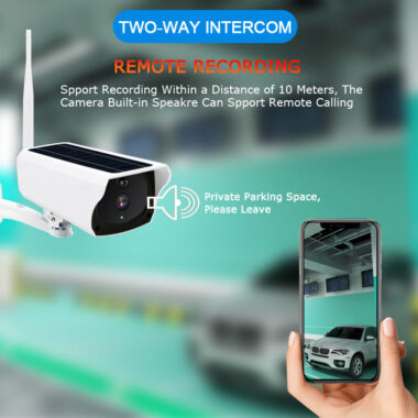  2MP 1080P Outdoor WiFi Solar Camera with Tuya Smart Control
