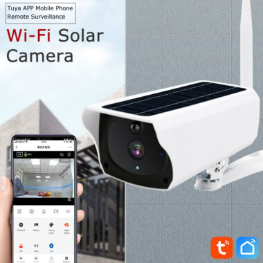  2MP 1080P Outdoor WiFi Solar Camera with Tuya Smart Control