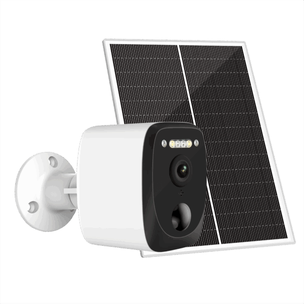 Wireless Outdoor WiFi Security Camera with Solar Panel and 4G SIM