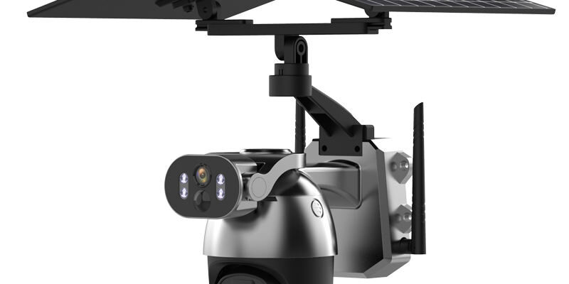 4MP Solar Powered Dual Lens WiFi Outdoor Security Camera with 4G