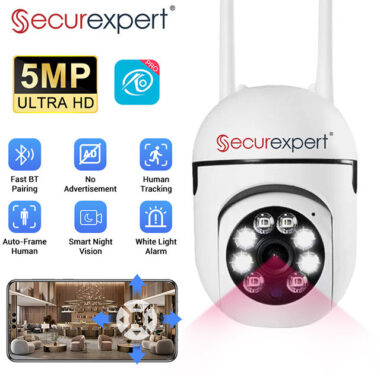 A1 5MP 4K PTZ WiFi CCTV Camera with Night Vision – Factory Network Camera