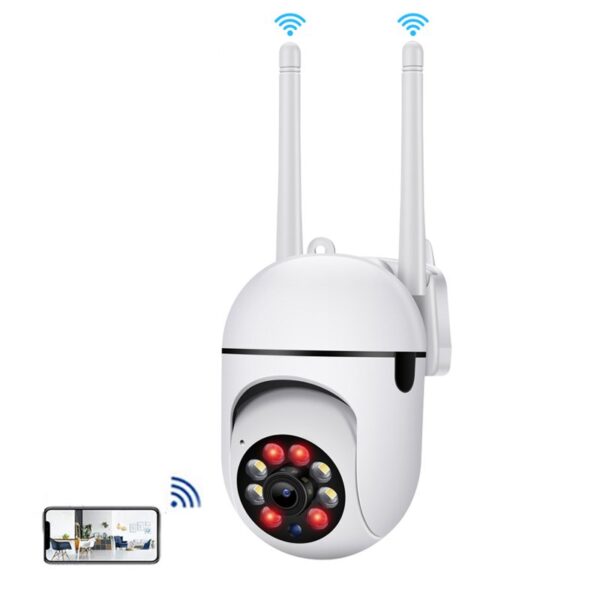 A7 Dual Antenna 1080P Outdoor WiFi Security Camera with 360° PTZ