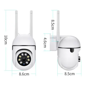 A7 Dual Antenna 1080P Outdoor WiFi Security Camera with 360° PTZ