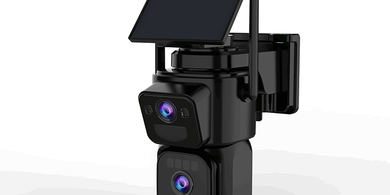 AI AOV Solar Wireless PTZ Camera for Outdoor CCTV
