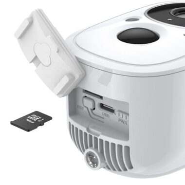  Waterproof Outdoor WiFi Security Camera with PIR Sensor and Rechargeable Battery