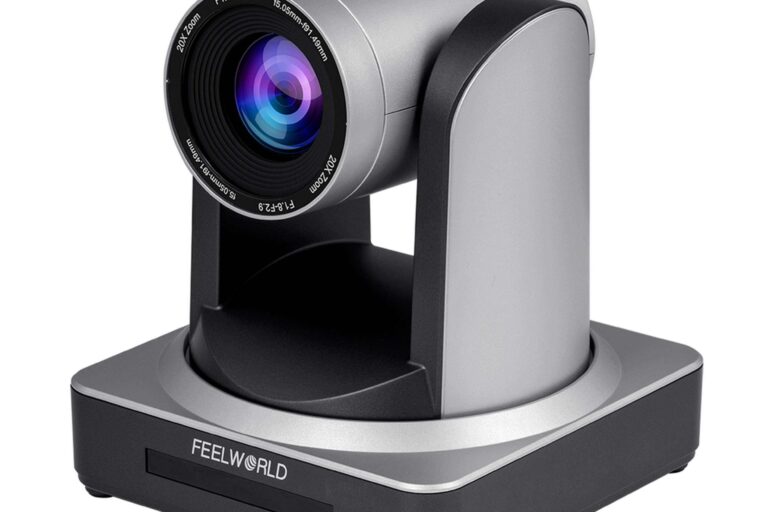 FEELWORLD POE20X 1080P PTZ Camera with 20X Zoom for Live Streaming Events