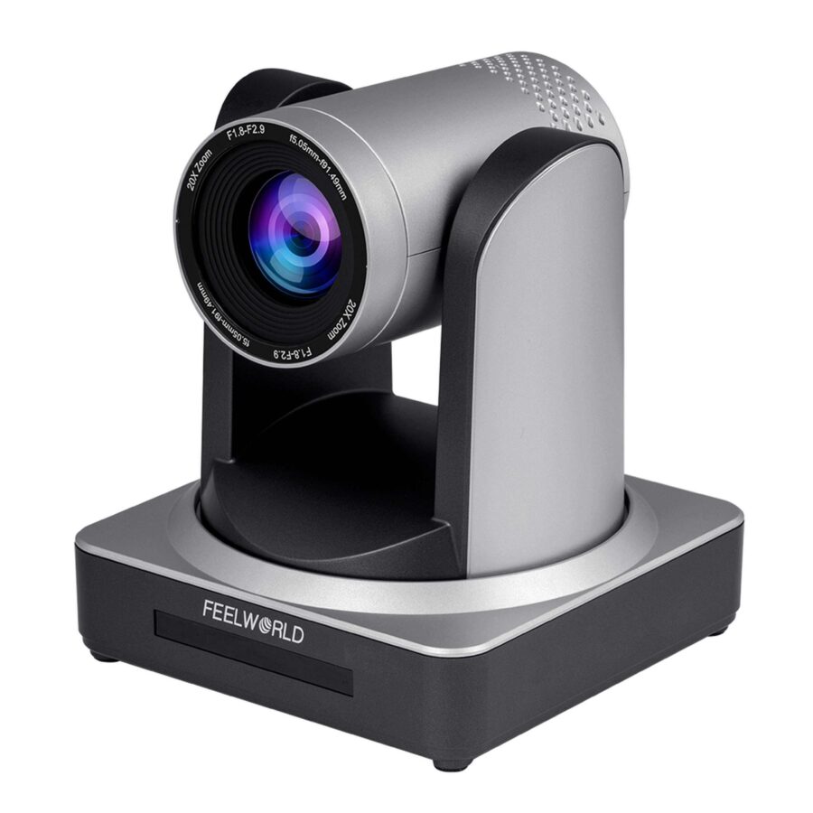 FEELWORLD POE20X 1080P PTZ Camera with 20X Zoom for Live Streaming Events