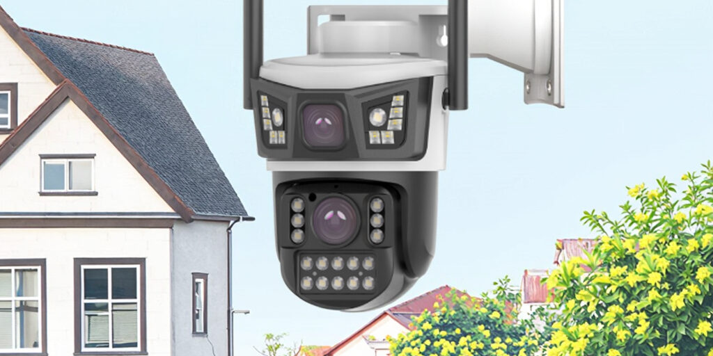 3MP HD Solar Outdoor WiFi Camera with Dual Lens and Zoom
