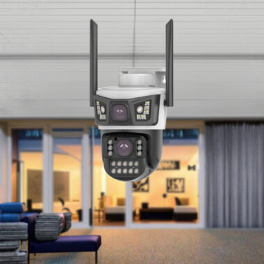 3MP HD Solar Outdoor WiFi Camera with Dual Lens and Zoom

