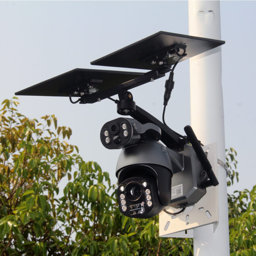 SZGOING 100X Zoom Solar Outdoor WiFi Camera with 4G GSM and Night Vision