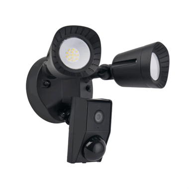  Smart Outdoor WiFi Security Floodlight Camera with Dual Lights and Night Vision
