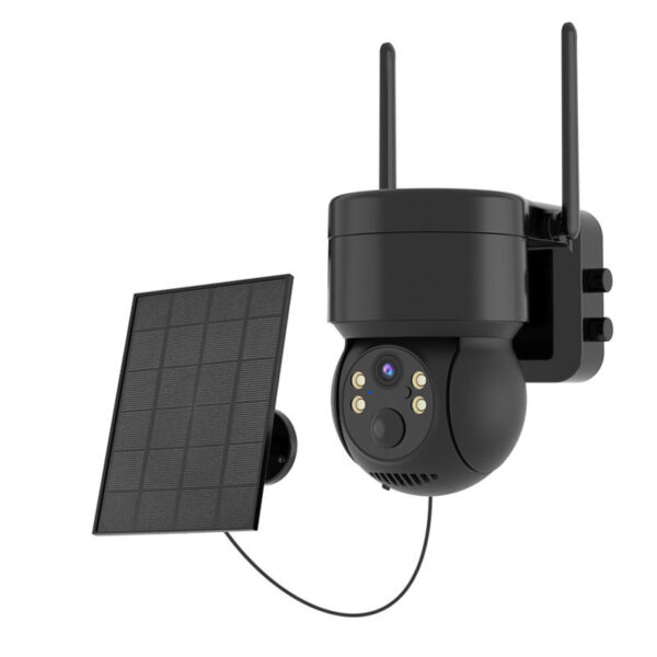 Solar Outdoor WiFi Cameras with IP Network & Plug-Free Wireless CCTV System (2) Plug-Free Solar WiFi Outdoor Security Camera